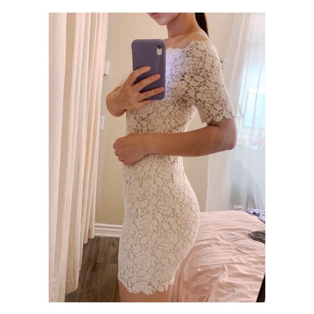 ASOS Cream Lace Dress